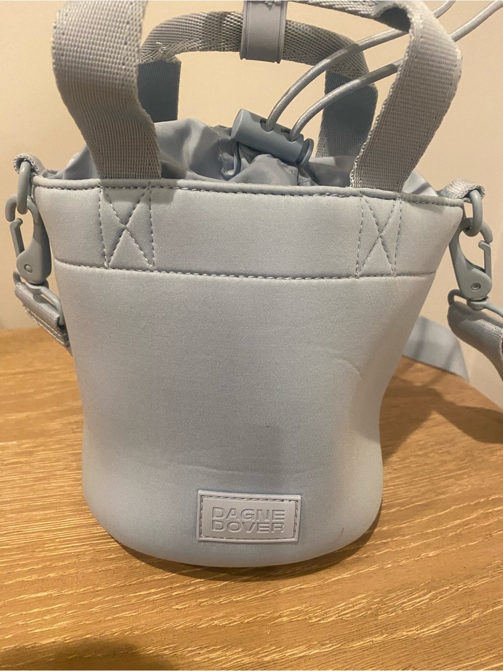 Dagne Dover Mini Bucket Crossbody Bag in Baby Blue 🩵